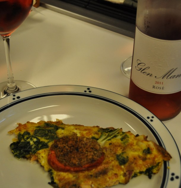 frittata and blooming now 029