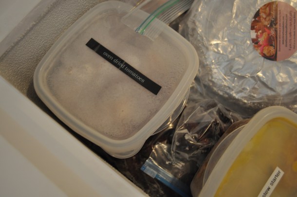 monday night dinner and freezing stuff 016