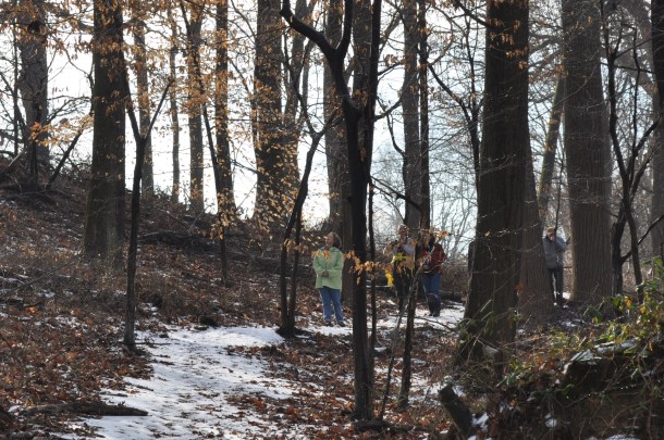 winter hike at HCC 022