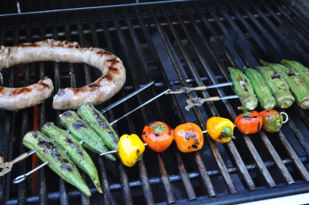 csa week 19 2013 and al fresco dinner 023