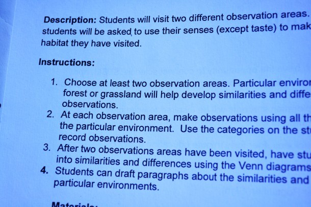 conservancy descriptive writing 002